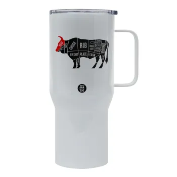 Diagrams for butcher shop, Tumbler με καπάκι, διπλού τοιχώματος (θερμό) 750L
