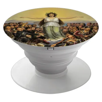 Η Ελλάς Ευγνωμονούσα, Phone Holders Stand  Λευκό Βάση Στήριξης Κινητού στο Χέρι