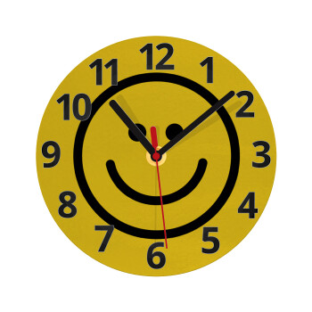 Smile classic, Ρολόι τοίχου γυάλινο (20cm)