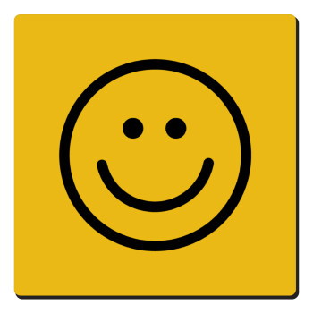 Smile classic, Τετράγωνο μαγνητάκι ξύλινο 6x6cm