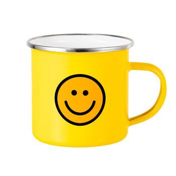 Smile classic, Yellow Enamel Metallic Cup 360ml