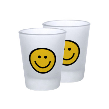 Smile classic, Σφηνοπότηρα γυάλινα 45ml του πάγου (2 τεμάχια)