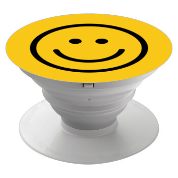 Smile classic, Phone Holders Stand  White Hand-held Mobile Phone Holder