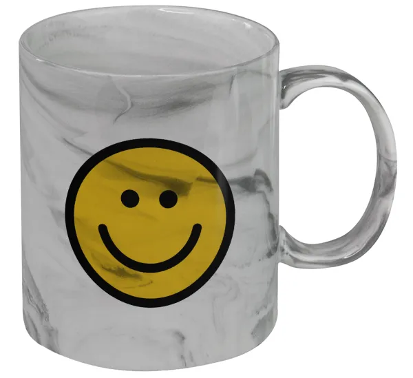 Smile classic — Mug ceramic marble style, 330ml