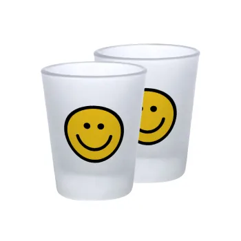 Smile classic, Σφηνοπότηρα γυάλινα 45ml του πάγου (2 τεμάχια)