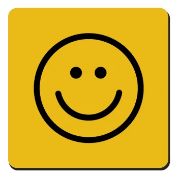 Smile classic, Τετράγωνο μαγνητάκι ξύλινο 9x9cm