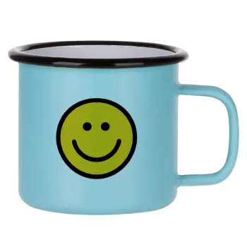 Smile classic, Κούπα Μεταλλική εμαγιέ ΜΑΤ σιέλ 360ml