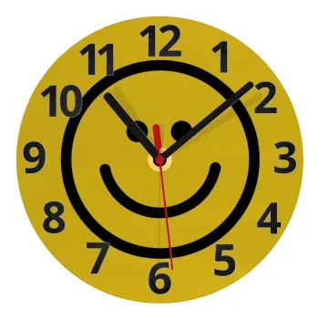 Smile classic, Ρολόι τοίχου γυάλινο (20cm)