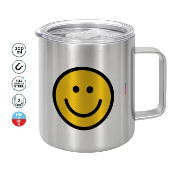 Smile classic, Mug Stainless steel double wall 300ml