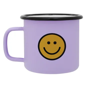 Smile classic, Κούπα Μεταλλική εμαγιέ ΜΑΤ Light Pastel Purple 360ml
