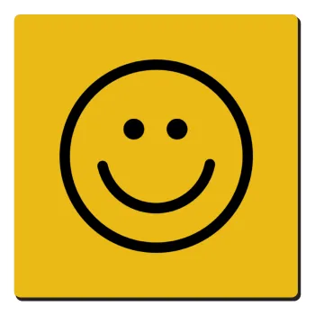 Smile classic, Τετράγωνο μαγνητάκι ξύλινο 6x6cm