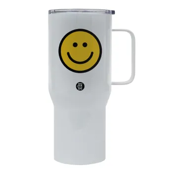 Smile classic, Tumbler με καπάκι, διπλού τοιχώματος (θερμό) 750L
