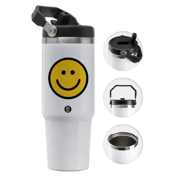 Smile classic, Θερμός Ανοξείδωτο 30oz με χερούλι