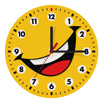 Φατσούλα γελάω!!!, Wooden wall clock (20cm)