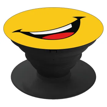 Φατσούλα γελάω!!!, Phone Holders Stand  Μαύρο Βάση Στήριξης Κινητού στο Χέρι