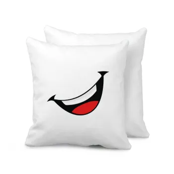 Φατσούλα γελάω!!!, Sofa cushion 40x40cm includes filling