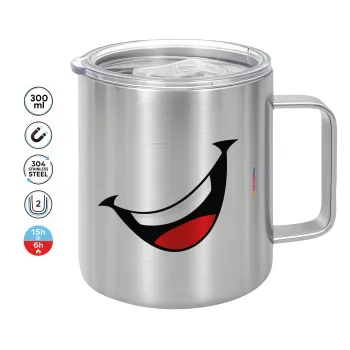 Φατσούλα γελάω!!!, Mug Stainless steel double wall 300ml