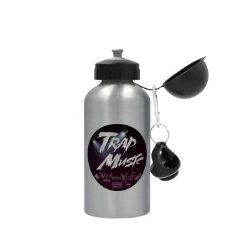 Trap music, Metallic water jug, Silver, aluminum 500ml