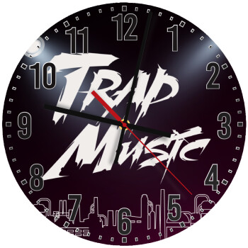 Trap music, Ρολόι τοίχου ξύλινο (30cm)
