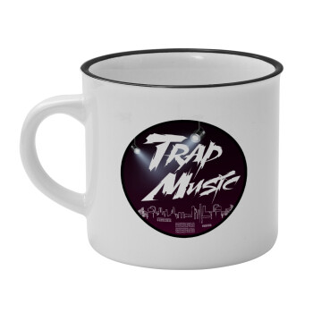 Trap music, Κούπα κεραμική vintage Λευκή/Μαύρη 230ml