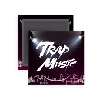 Trap music, Μαγνητάκι ψυγείου τετράγωνο διάστασης 5x5cm