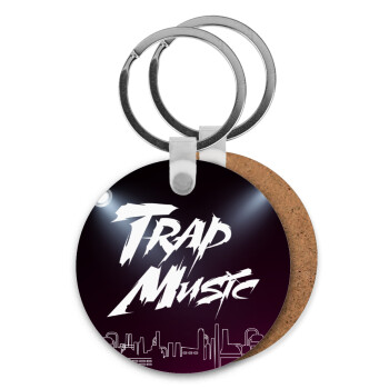 Trap music, Μπρελόκ Ξύλινο στρογγυλό MDF Φ5cm