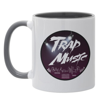Trap music, Mug colored grey, ceramic, 330ml
