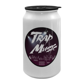Trap music, Κούπα ταξιδιού μεταλλική με καπάκι (tin-can) 500ml