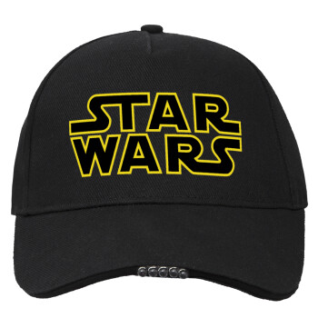 Star Wars, Work & Activity LED Light Cap – Perfect for Night & Low Light Conditions (100% COTTON, ADULT, UNISEX)