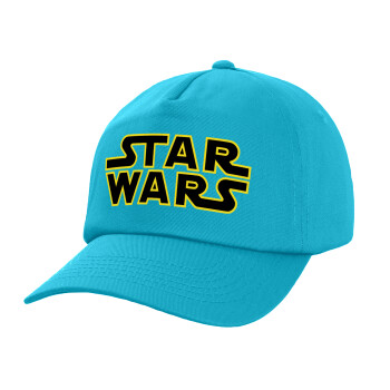 Star Wars, Καπέλο παιδικό Baseball, 100% Βαμβακερό, Low profile, Γαλάζιο