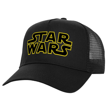 Star Wars, Καπέλο Ενηλίκων Structured Trucker, με Δίχτυ, Μαύρο (100% ΒΑΜΒΑΚΕΡΟ, ΕΝΗΛΙΚΩΝ, UNISEX, ONE SIZE)