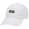 Star Wars, Καπέλο ενηλίκων Jockey Λευκό (snapback, 5-φύλλο, unisex)