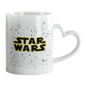 Star Wars, Mug heart handle, ceramic, 330ml