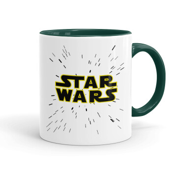 Star Wars, Κούπα χρωματιστή πράσινη, κεραμική, 330ml