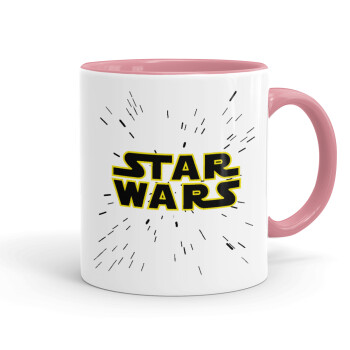 Star Wars, Κούπα χρωματιστή ροζ, κεραμική, 330ml