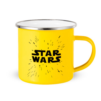 Star Wars, Κούπα Μεταλλική εμαγιέ Κίτρινη 360ml