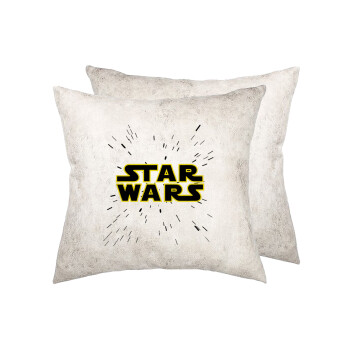 Star Wars, Μαξιλάρι καναπέ Δερματίνη Γκρι 40x40cm με γέμισμα