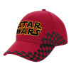 Adult Cap RACING Ultimate Red/Black, (100% COTTON DRILL, ADULT, UNISEX, ONE SIZE ADULT)