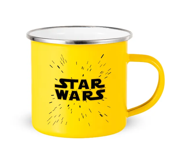 Star Wars — Yellow Enamel Metallic Cup 360ml