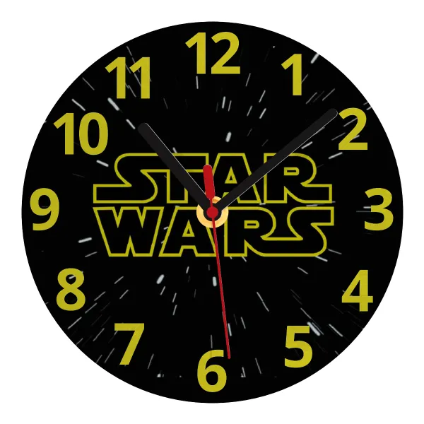 Star Wars — Ρολόι τοίχου γυάλινο 20cm