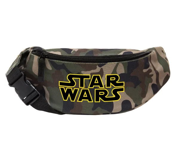 Star Wars — Unisex waist bag (banana) in Jungle camouflage color with 2 pockets