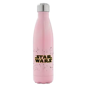 Star Wars, Metal mug thermos Pink Iridiscent (Stainless steel), double wall, 500ml