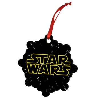 Star Wars, Christmas ornament snowflake wooden 7.5cm
