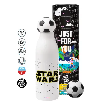 Star Wars, Soccer Metal mug thermos, double wall, 550ml