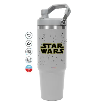 Star Wars, GREY color, 890ml (30oz) stainless Steel Tumbler with Handle