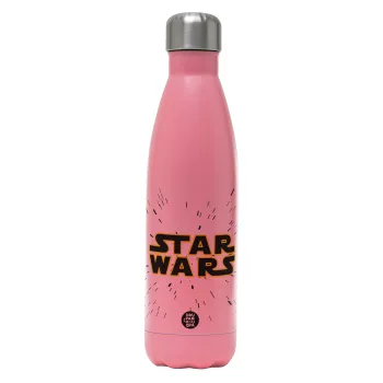 Star Wars, Metal mug thermos Pink Mat (Stainless steel), double wall, 500ml