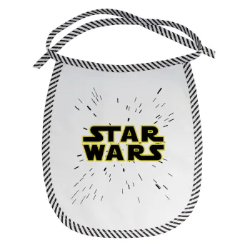 Star Wars, Σαλιάρα μωρού αλέκιαστη με κορδόνι Μαύρη