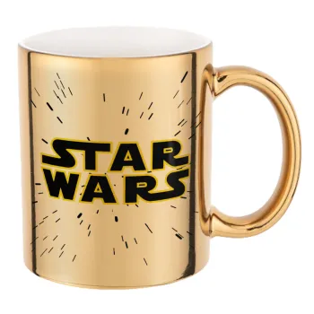 Star Wars, Mug ceramic, gold mirror, 330ml