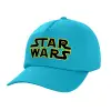 Καπέλο Ενηλίκων Baseball, 100% Βαμβακερό,  Γαλάζιο (ΒΑΜΒΑΚΕΡΟ, ΕΝΗΛΙΚΩΝ, UNISEX, ONE SIZE)