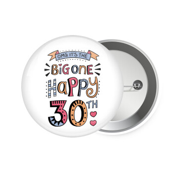Big one Happy 30th, Κονκάρδα παραμάνα 7.5cm